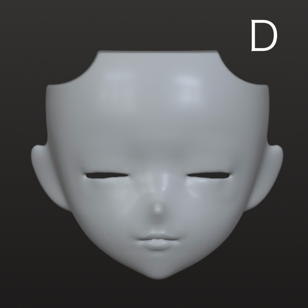 《西西里往事 -シチリアの追憶-》対応 3Dプリンター製 フェイス さらに細目