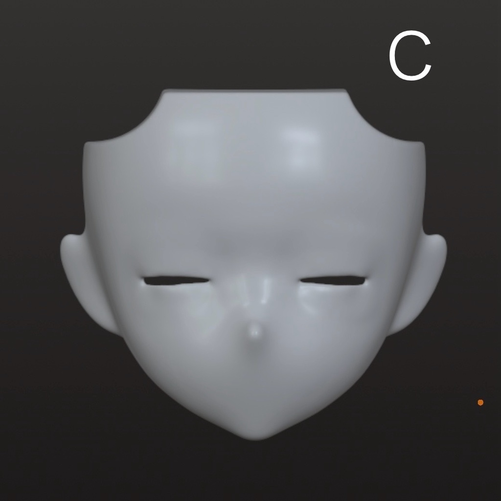 《西西里往事 -シチリアの追憶-》対応 3Dプリンター製 フェイス さらに細目