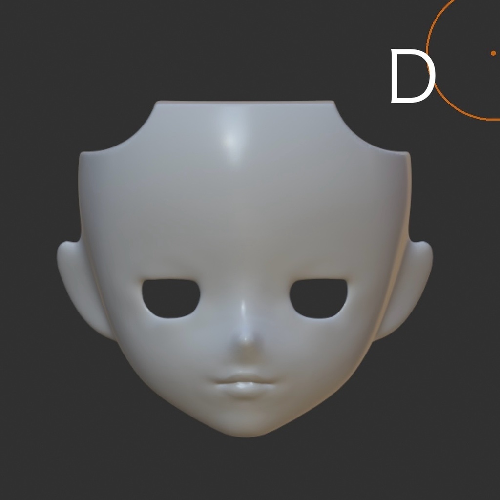 ver.2 《西西里往事 -シチリアの追憶-》対応 3Dプリンター製 フェイス