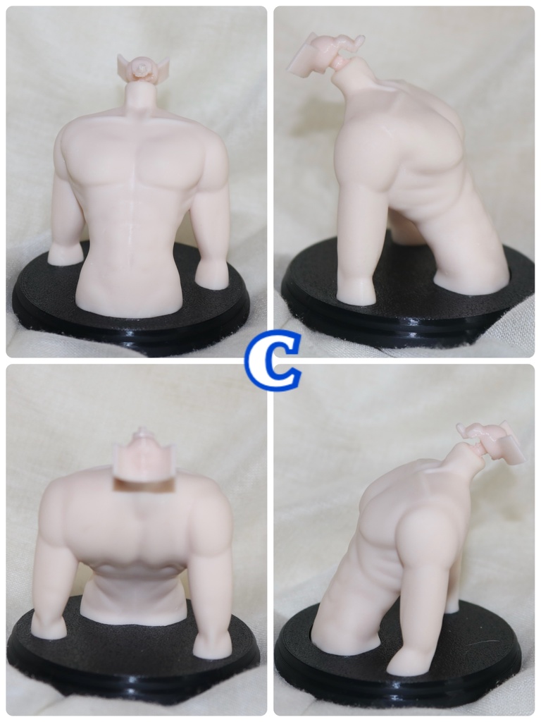 《西西里往事 -シチリアの追憶-》対応 3Dプリンター製 フェイススタンド トルソー