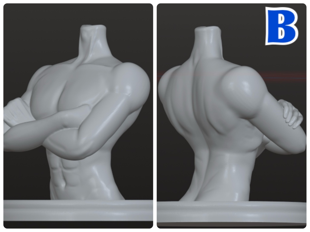 《西西里往事 -シチリアの追憶-》対応 3Dプリンター製 フェイススタンド トルソー