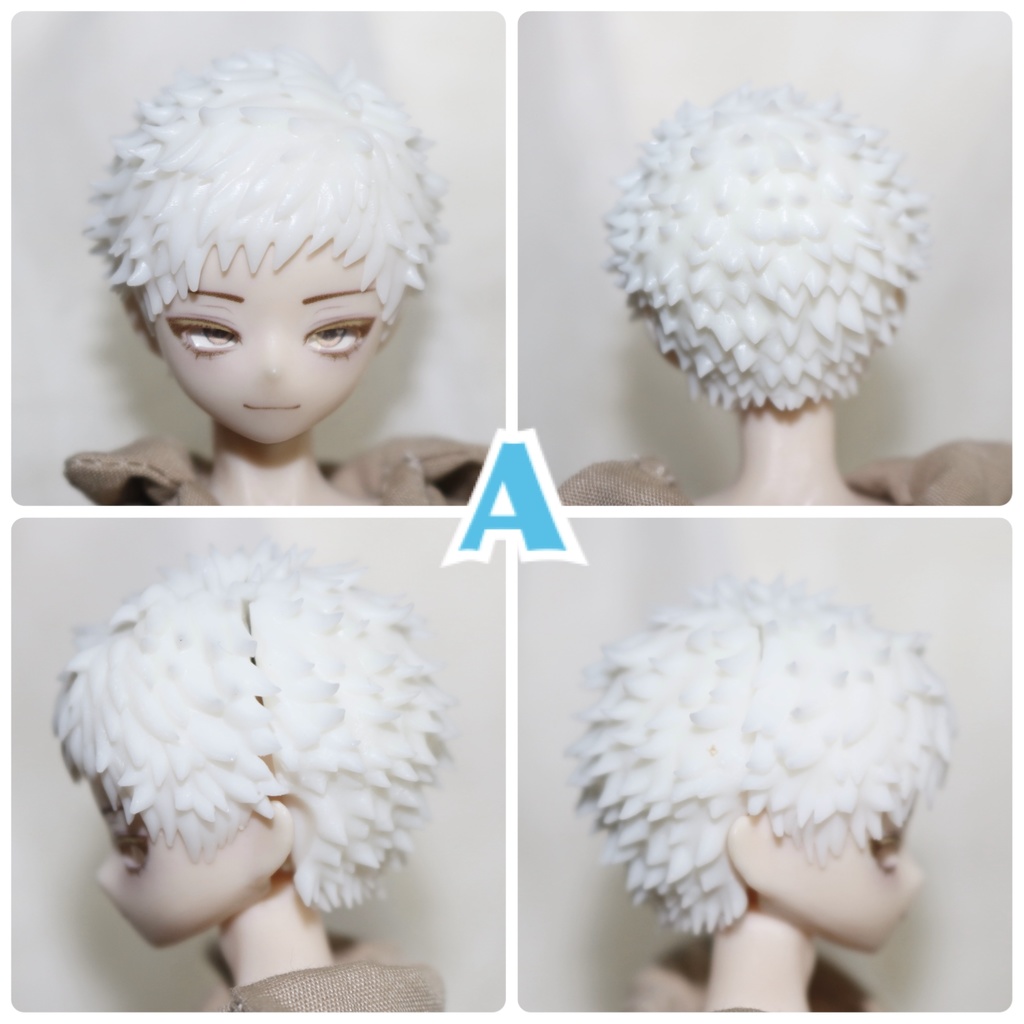 ver8 《西西里往事 -シチリアの追憶-》対応 3Dプリンター製 ウィッグシリーズ