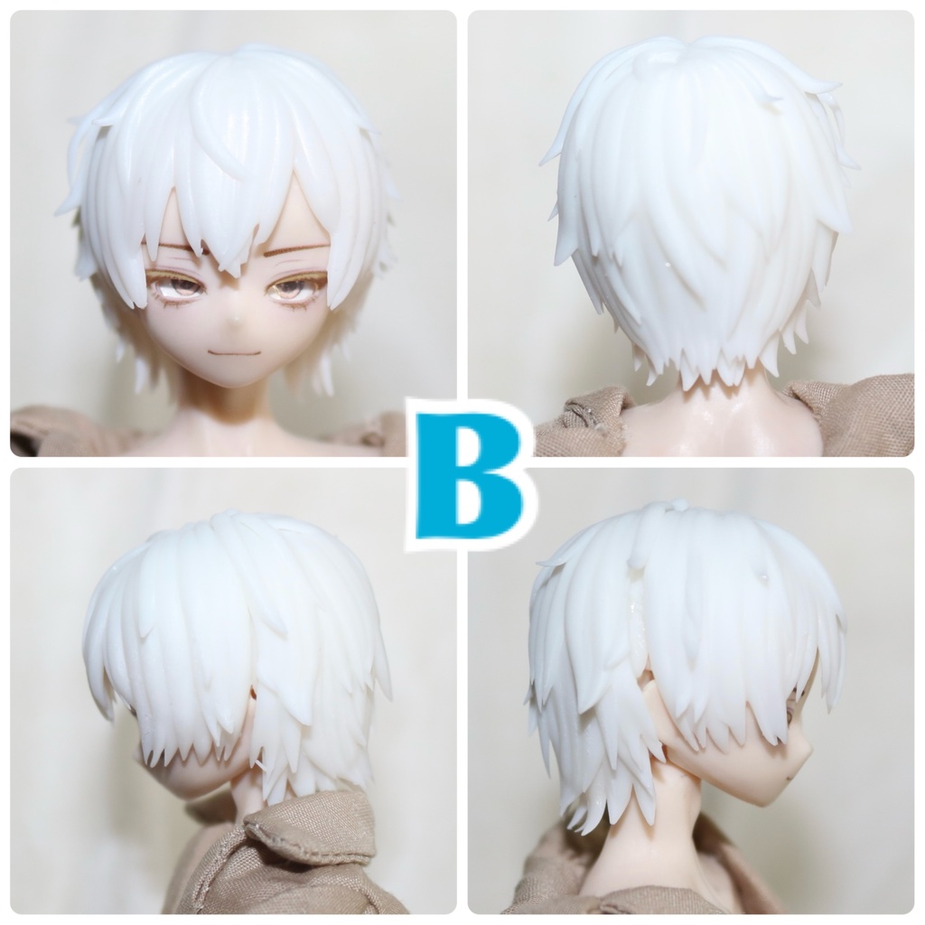 ver8 《西西里往事 -シチリアの追憶-》対応 3Dプリンター製 ウィッグシリーズ