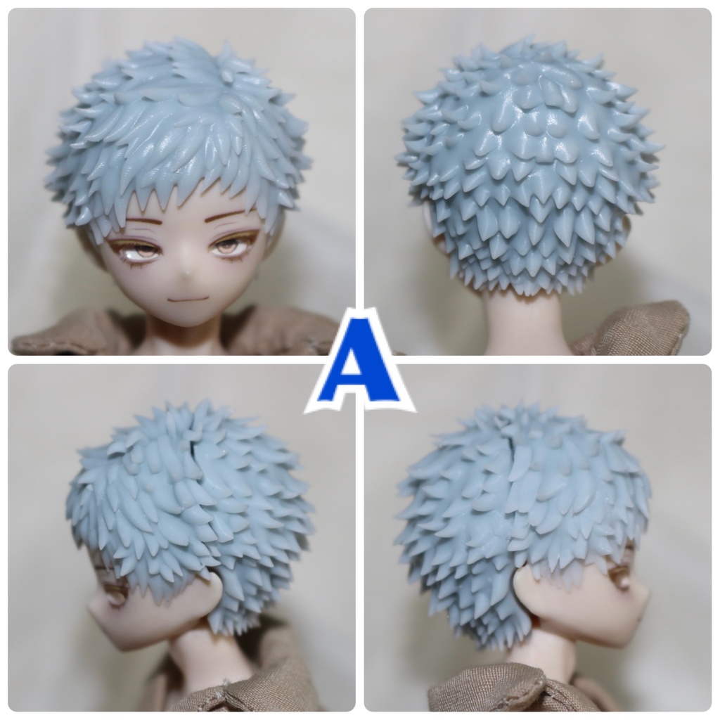 ver8 《西西里往事 -シチリアの追憶-》対応 3Dプリンター製 ウィッグシリーズ