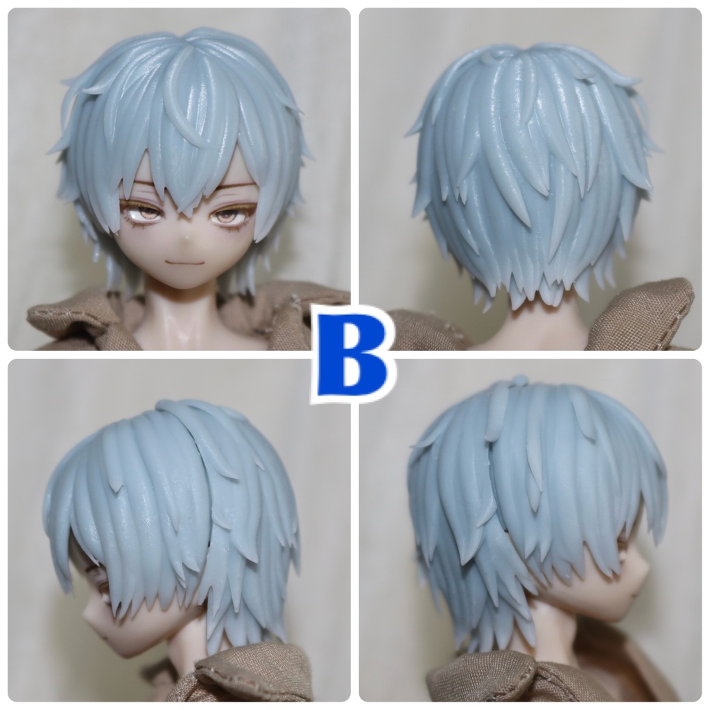 ver8 《西西里往事 -シチリアの追憶-》対応 3Dプリンター製 ウィッグシリーズ