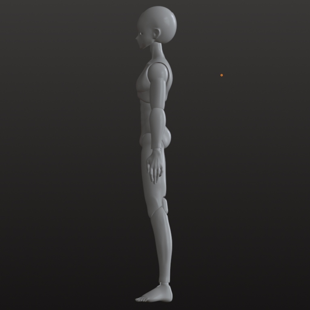 【PROJECT: LILIUM】1/12ドール ボディ素体 Frame-M (男)