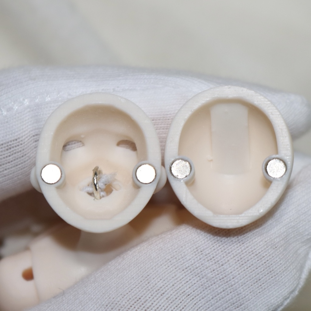 【PROJECT: LILIUM】1/12 ヘッドパーツ H00 Blank(ブランク)