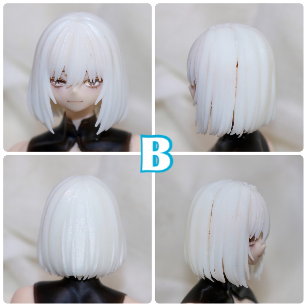 ver9 《西西里往事 -シチリアの追憶-》対応 3Dプリンター製 ウィッグシリーズ