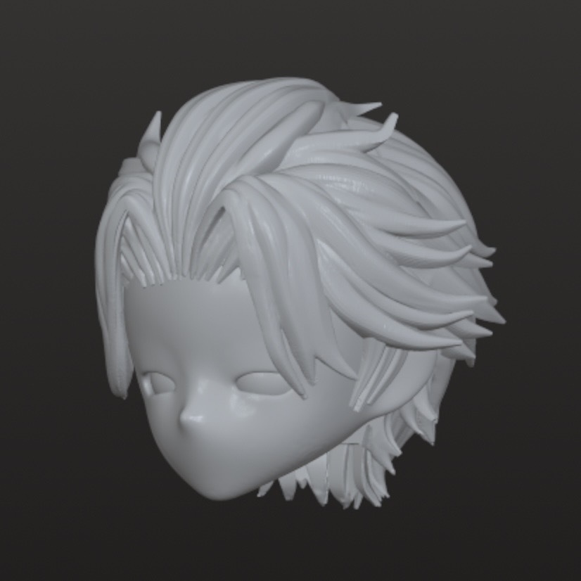 ver9 《西西里往事 -シチリアの追憶-》対応 3Dプリンター製 ウィッグシリーズ