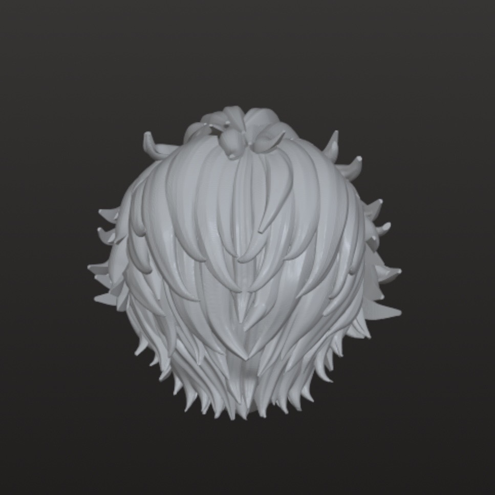 ver9 《西西里往事 -シチリアの追憶-》対応 3Dプリンター製 ウィッグシリーズ