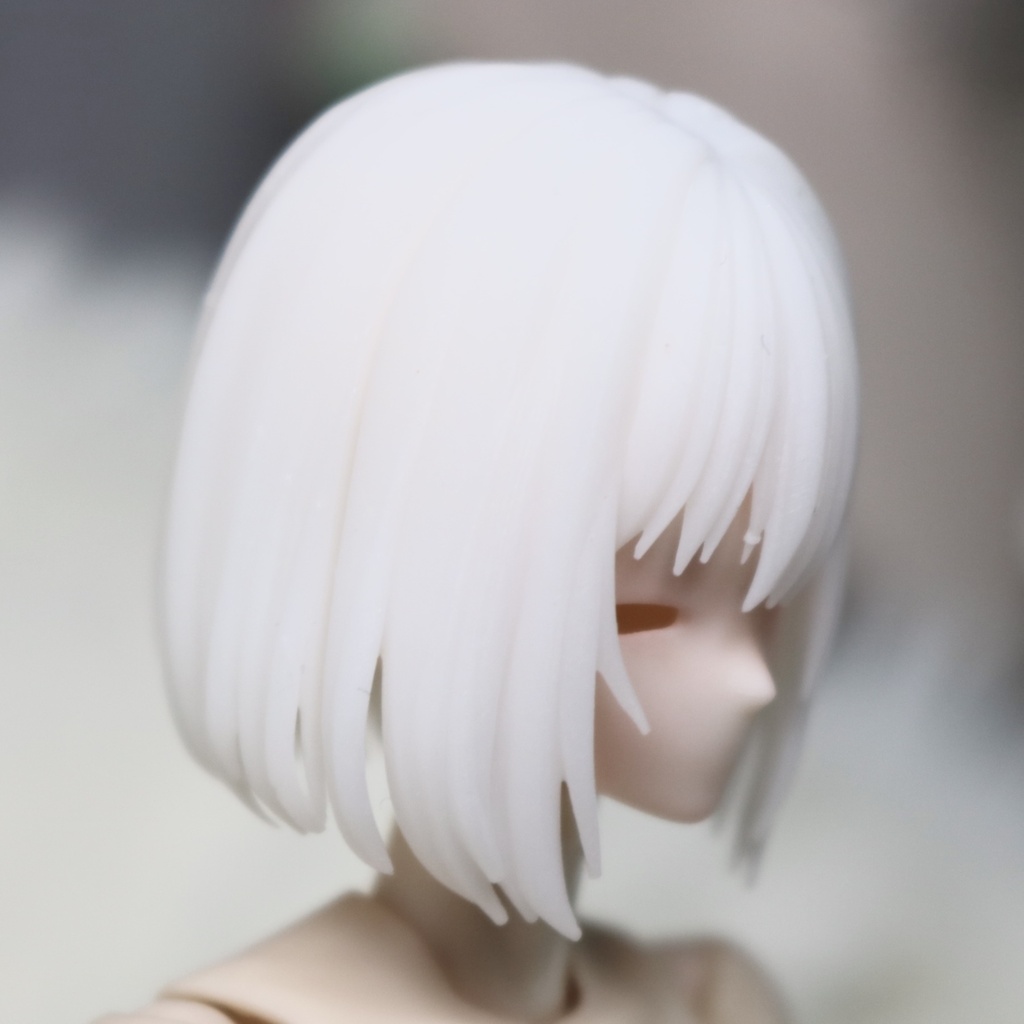 【PROJECT: LILIUM】オリジナルドール用 ヘアパーツ《Type-02》ボブ