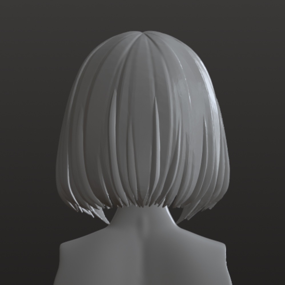 【PROJECT: LILIUM】1/12 ヘアパーツ《Type-02》ボブ