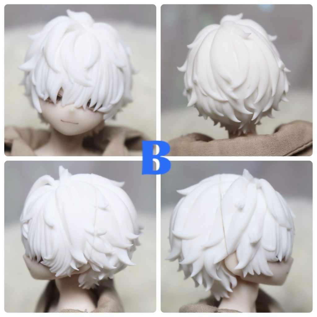 ver10 《西西里往事 -シチリアの追憶-》対応 3Dプリンター製 ウィッグシリーズ