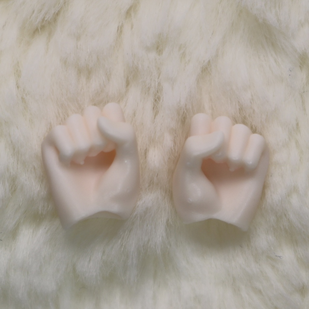 《シチリアの追憶、永夜刻痕》対応 3Dプリンター製 1/8-1/6ハンドパーツ 軸穴2.5mm