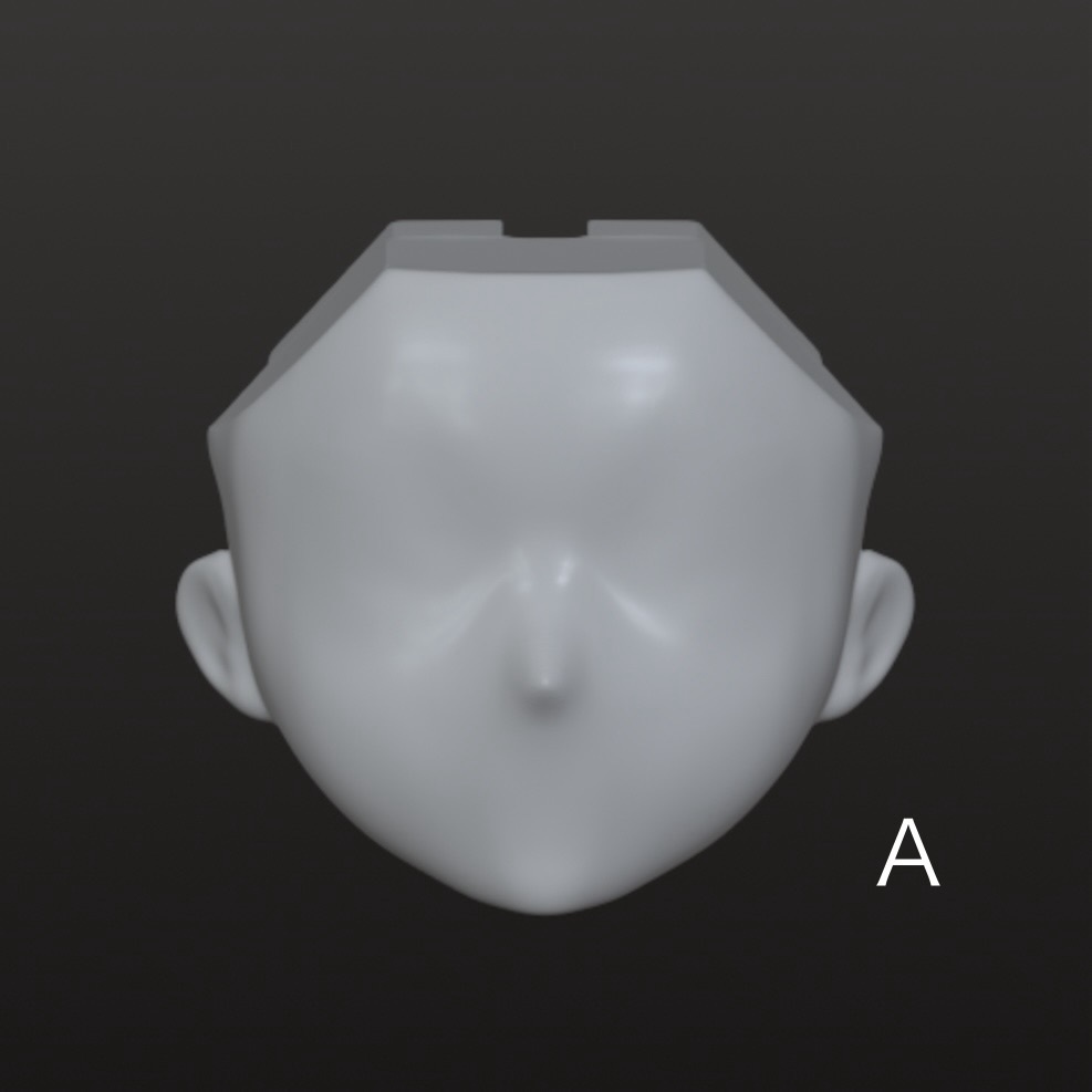 永夜刻痕-対応-3Dプリンター製 フェイスパーツ