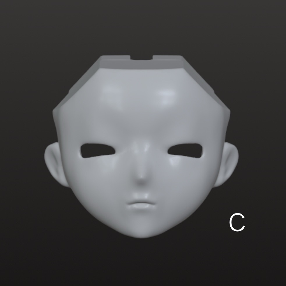 永夜刻痕-対応-3Dプリンター製 フェイスパーツ