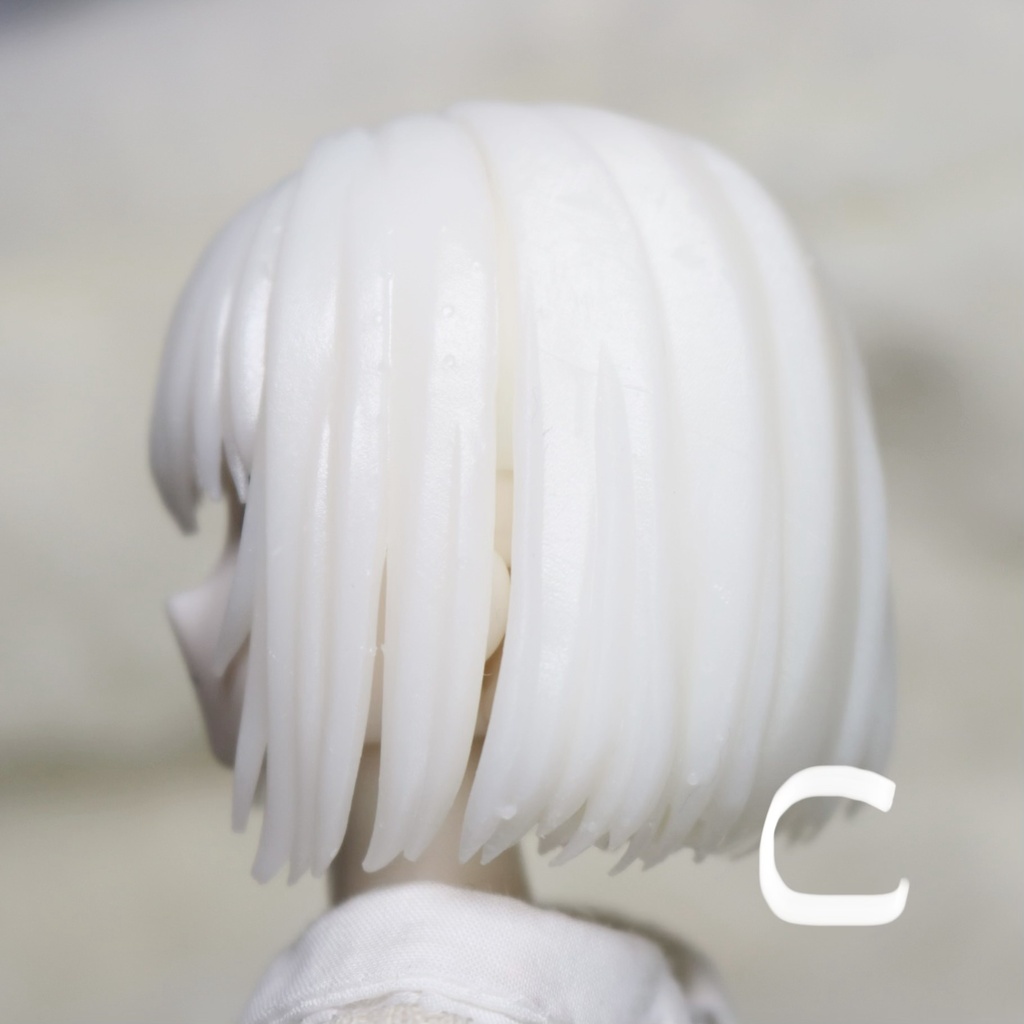 永夜刻痕-対応-3Dプリンター製ヘアパーツ