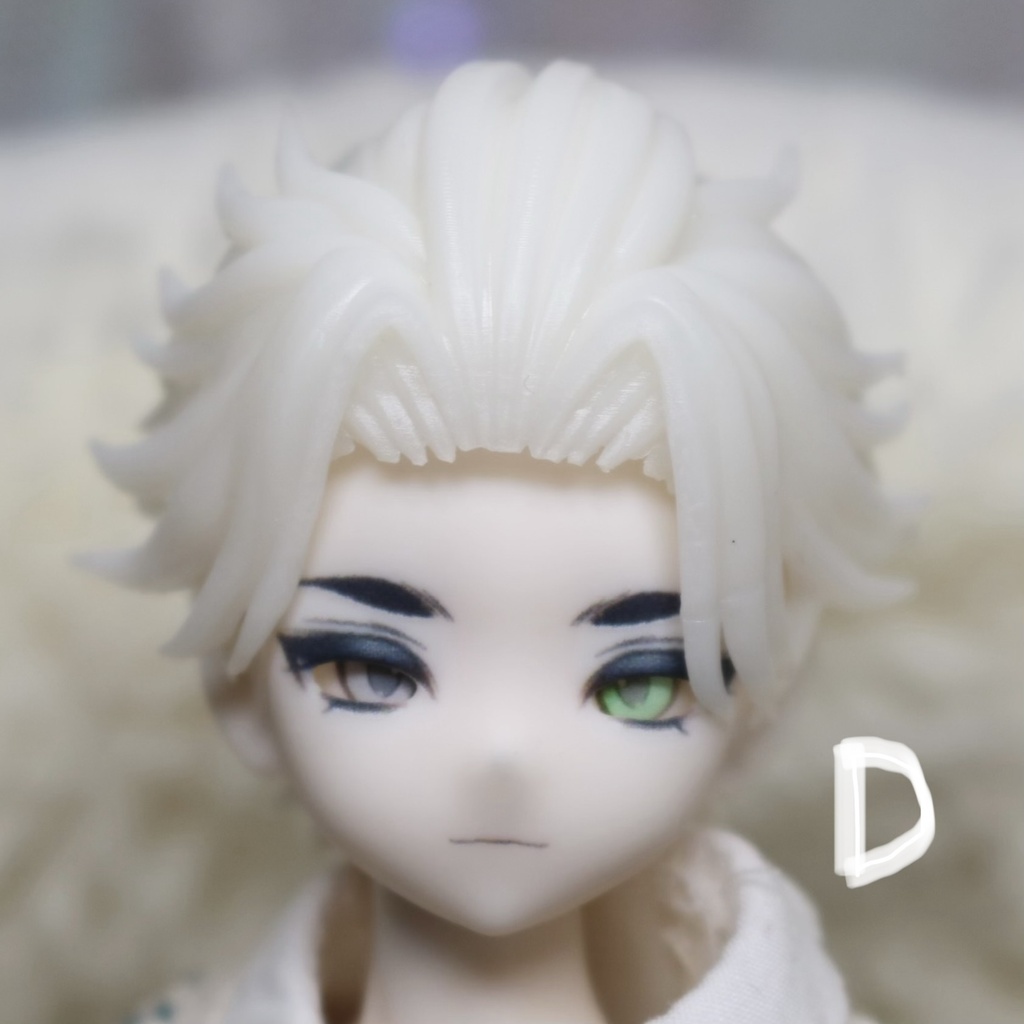 永夜刻痕-対応-3Dプリンター製ヘアパーツ