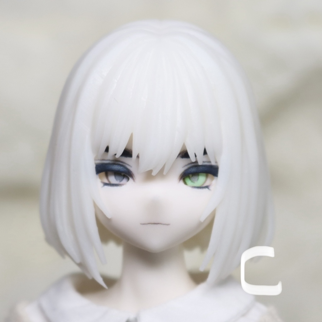 永夜刻痕-対応-3Dプリンター製ヘアパーツ
