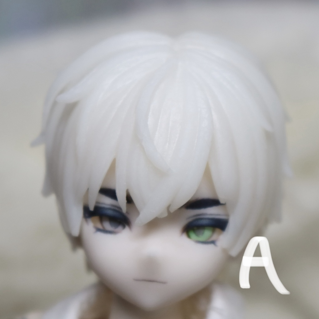 永夜刻痕-対応-3Dプリンター製ヘアパーツ