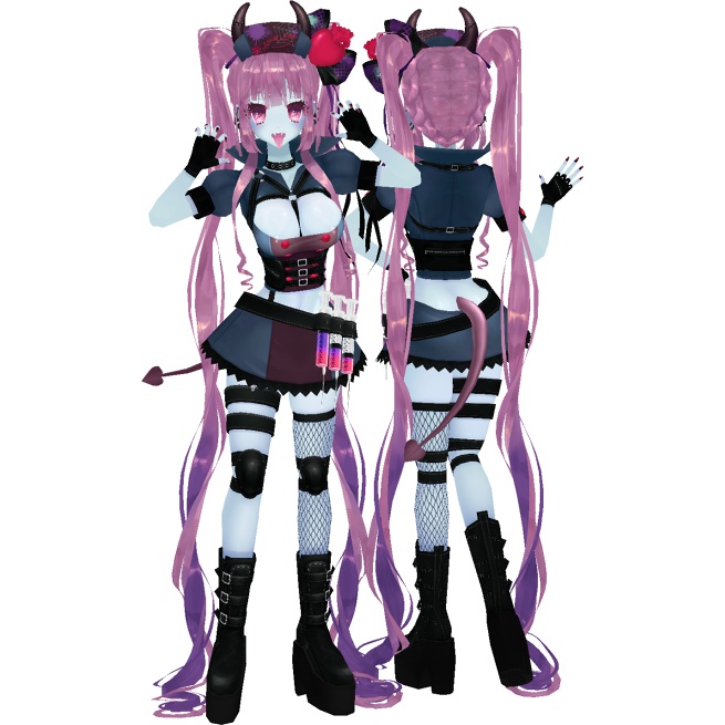 【VRChatオリジナルアバター】いたずらメルヴィー ver3.1.0 Avatars3.0版【MDollnail対応】