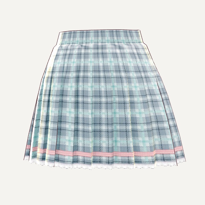 【無料あり】VRoid用テクスチャ JKスカート ver1.0