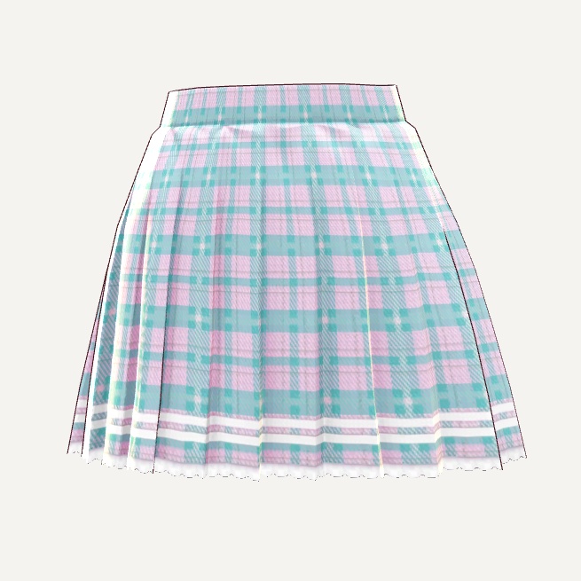 【無料あり】VRoid用テクスチャ JKスカート ver1.0