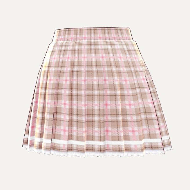 【無料あり】VRoid用テクスチャ JKスカート ver1.0