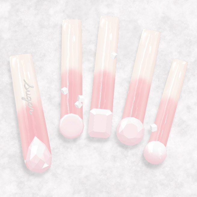 【第2弾!】シェアできる汎用ジェルネイルチップ『MDollnail SuperLong』【VRChat】