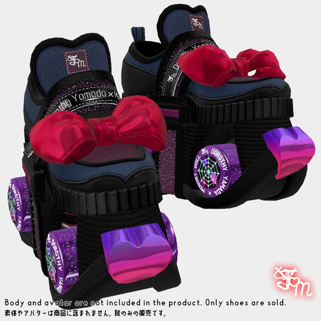 【ドロシー山田×Minuet_Doll】MDヒストリーローラーシューズ有料版【コラボレーション】ver1_0