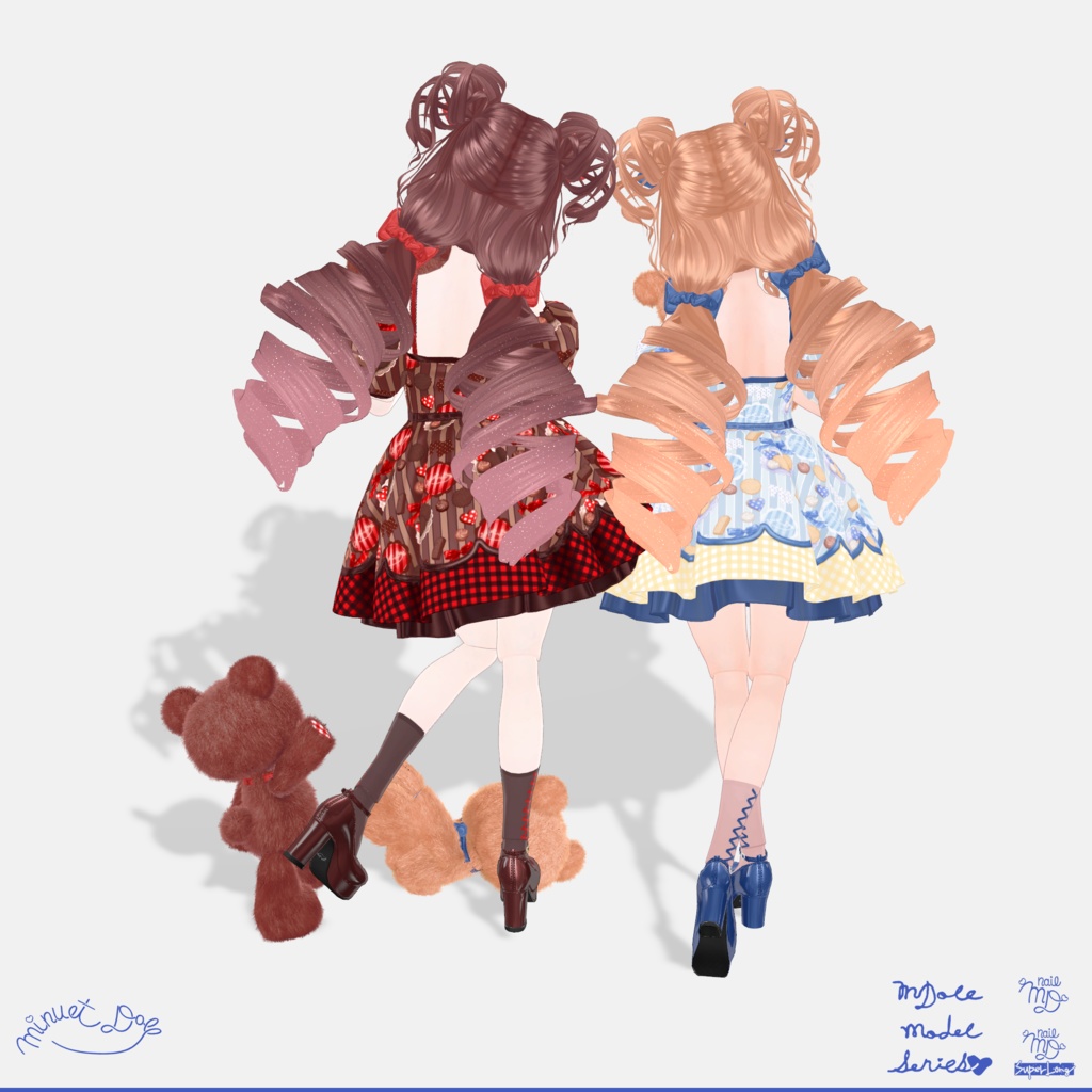 【VRChatオリジナルアバター】リメイク🧸甘えんぼうのテディ ver1_0