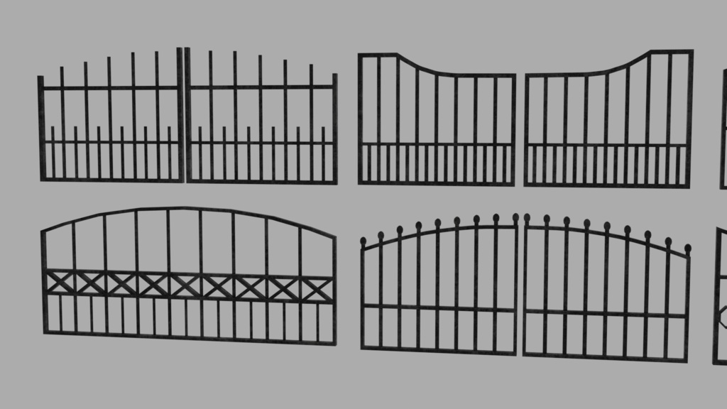Steel frame glass door