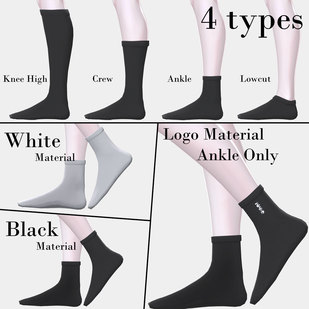 【Sale】【複数アバター対応】NORVE-Socks #Levy_Archive