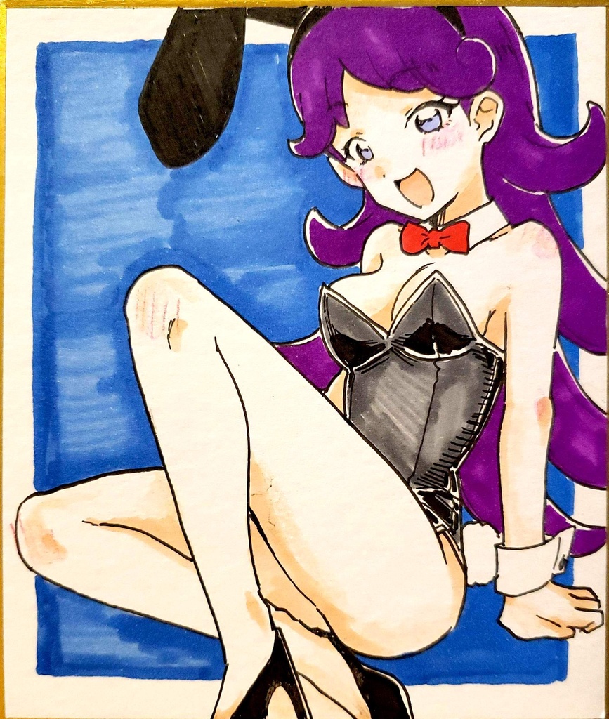 豆色紙 バニーめるめる