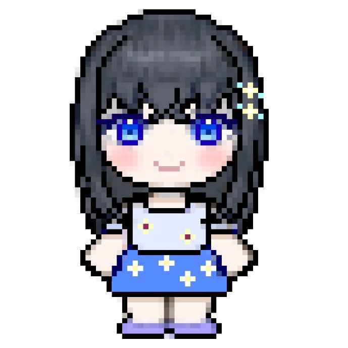 ドット絵華ちゃんアクリルキーホルダー