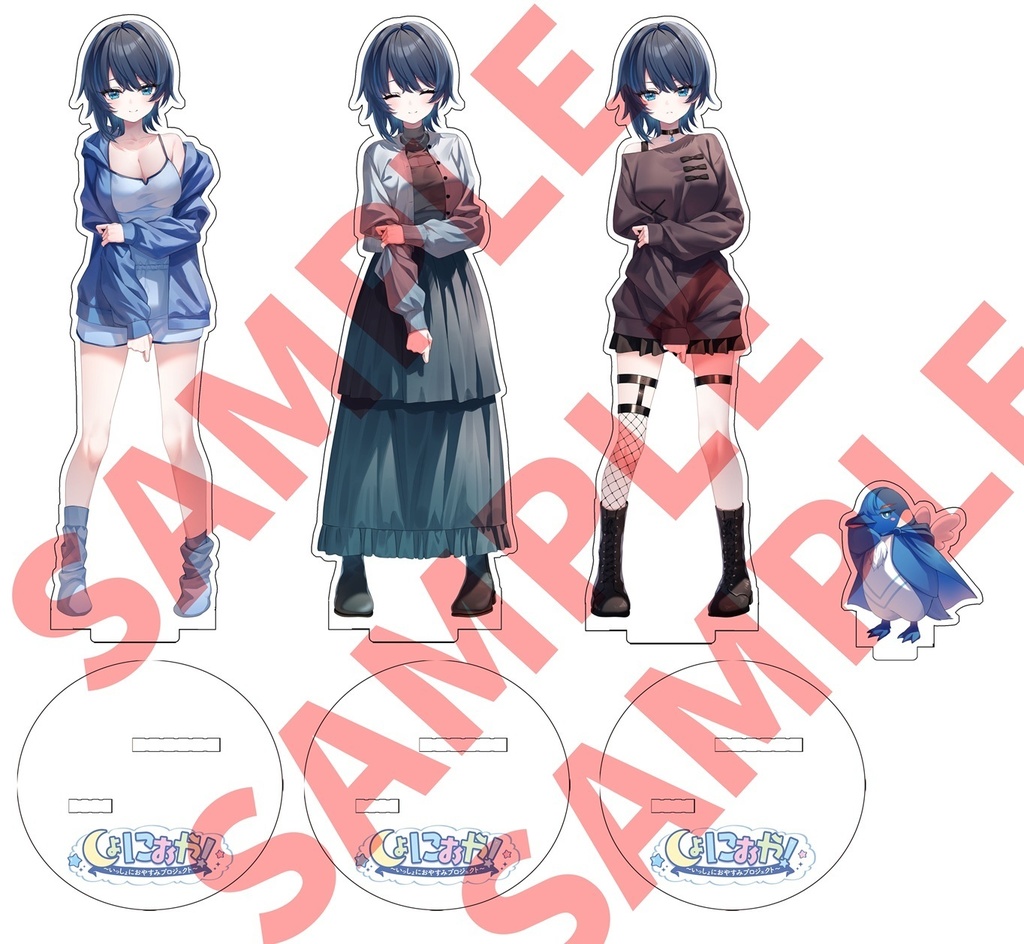 アクリルスタンド 美冬 衣装3種&缶バッジ セット