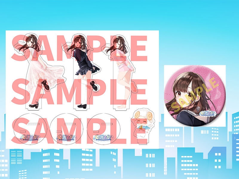 アクリルスタンド 甘恵02 衣装 3種＆缶バッジ セット