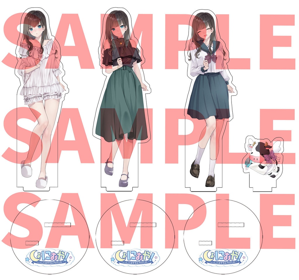 アクリルスタンド 莉愛 衣装 3種&缶バッジ セット