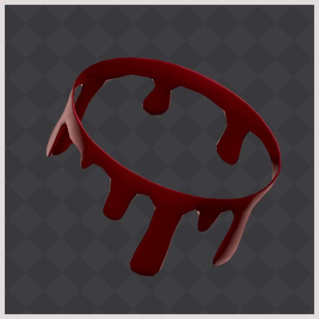 【VRChat向け】血液リング