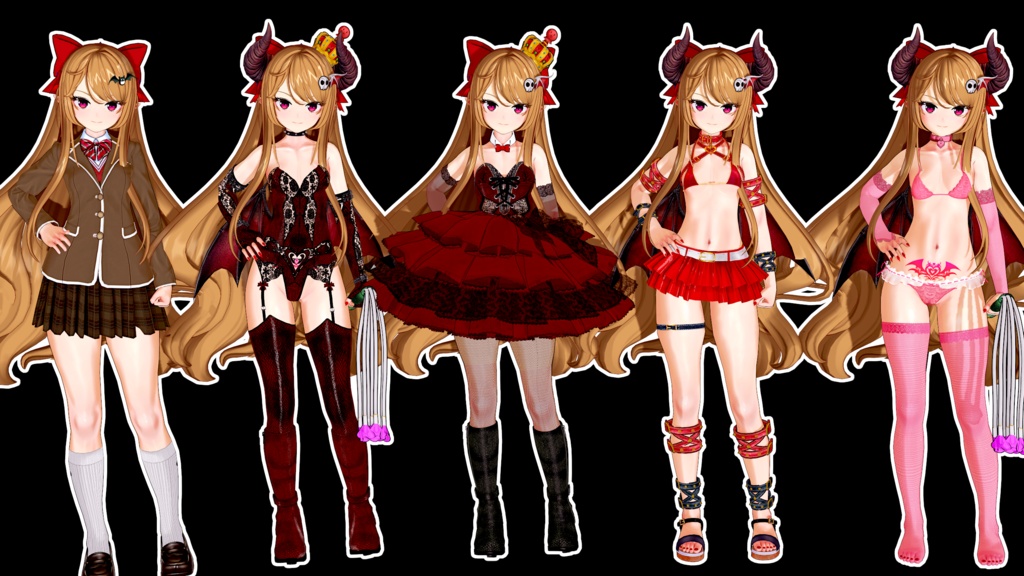 Koikatsu. Queen of the Succubi-Chan.