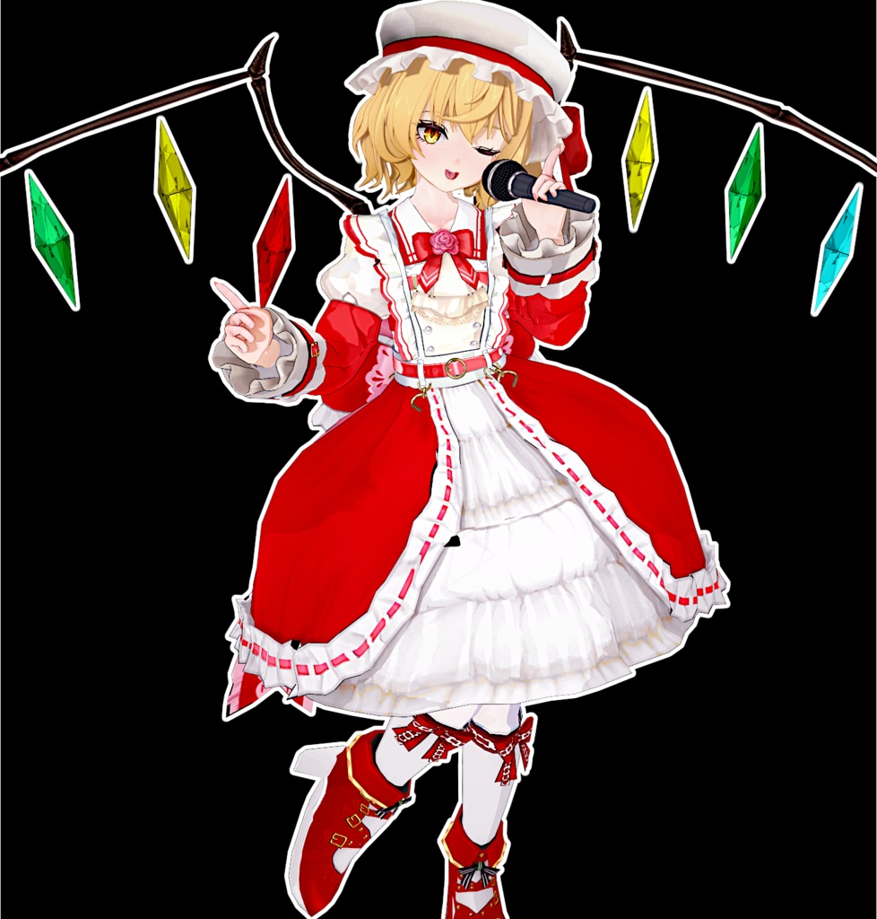 Koikatsu. Touhou.Flandre Scarlet.
