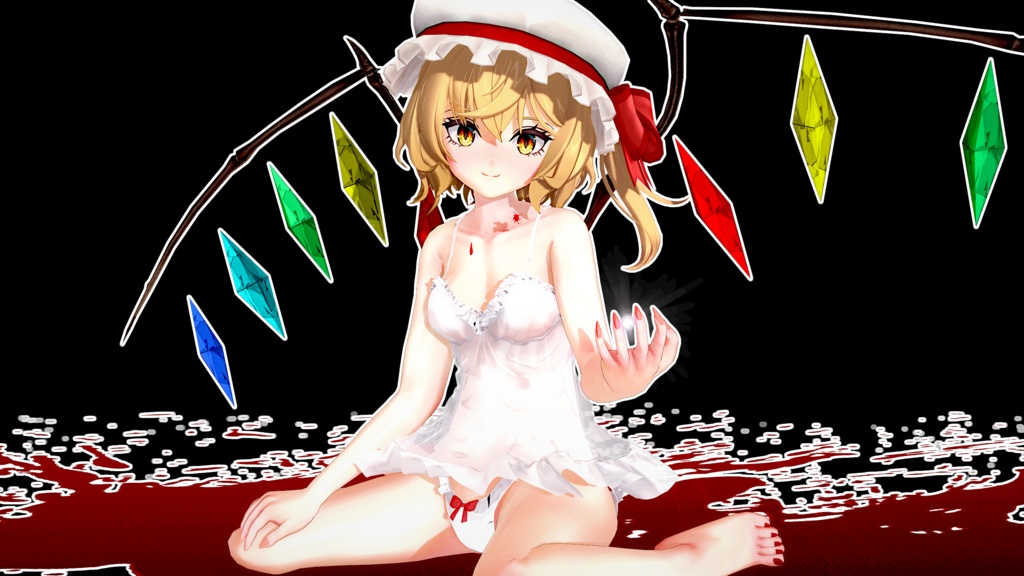 Koikatsu. Touhou.Flandre Scarlet.