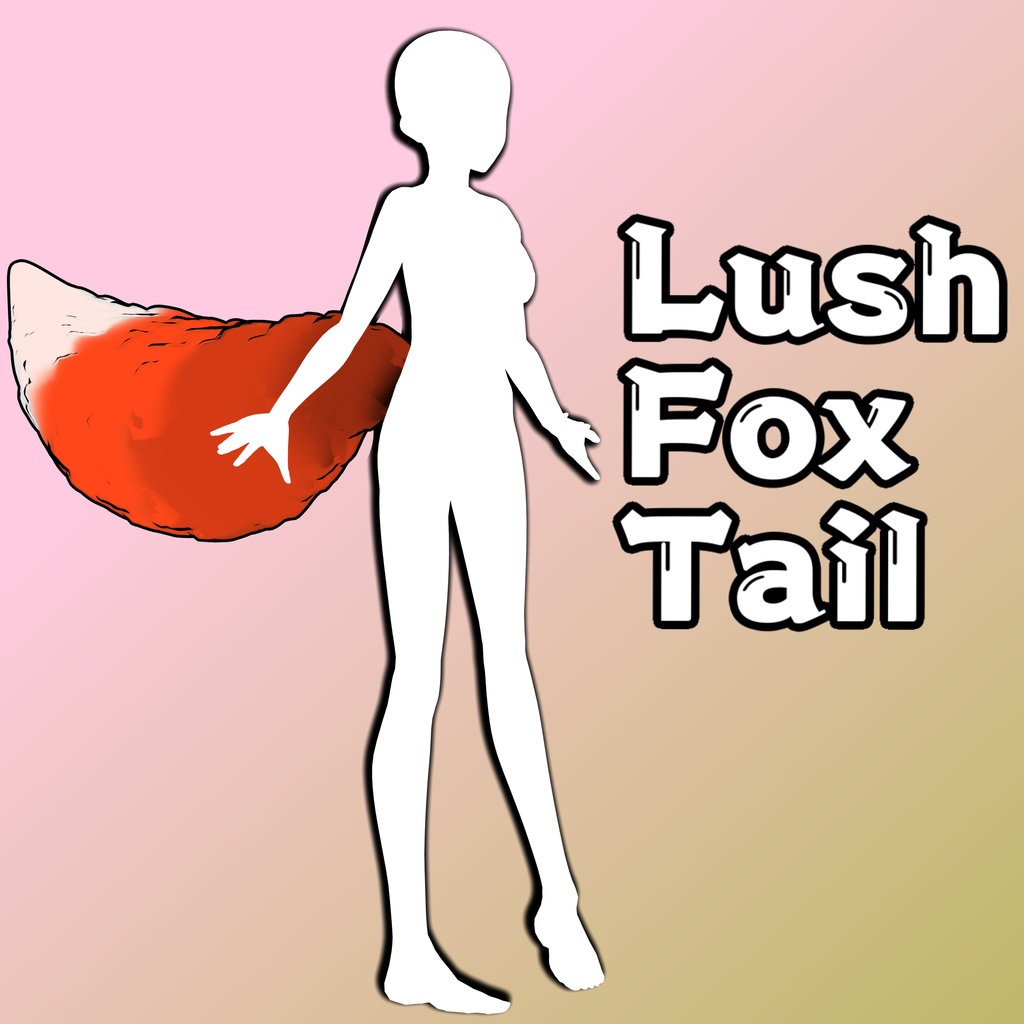 Lush Fox Tail [Rigged]