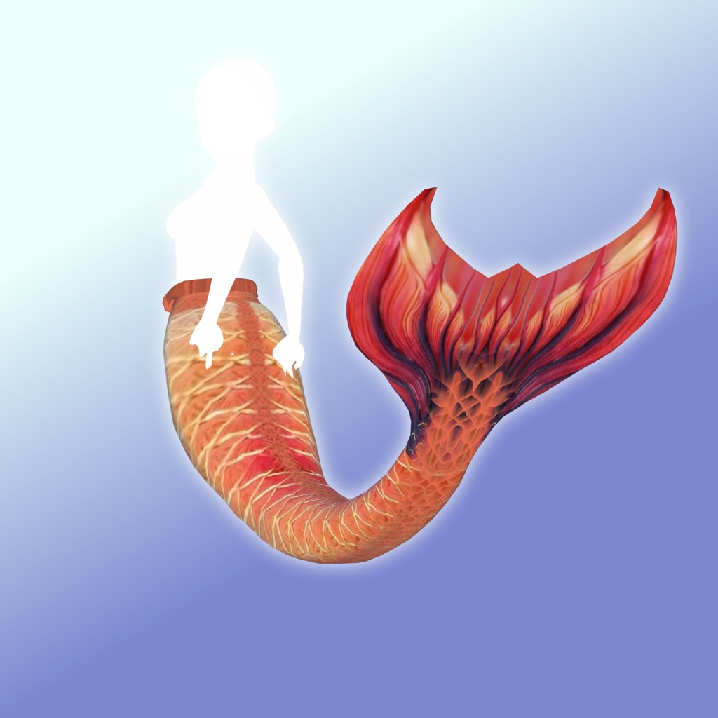 Rigged Mermaid Tail