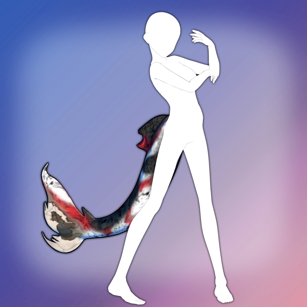 !Koi Fish Tail Rigged!