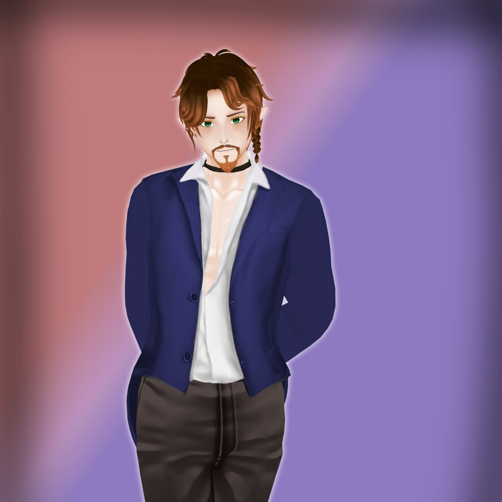 Suggestive Open Suit Male VROID
