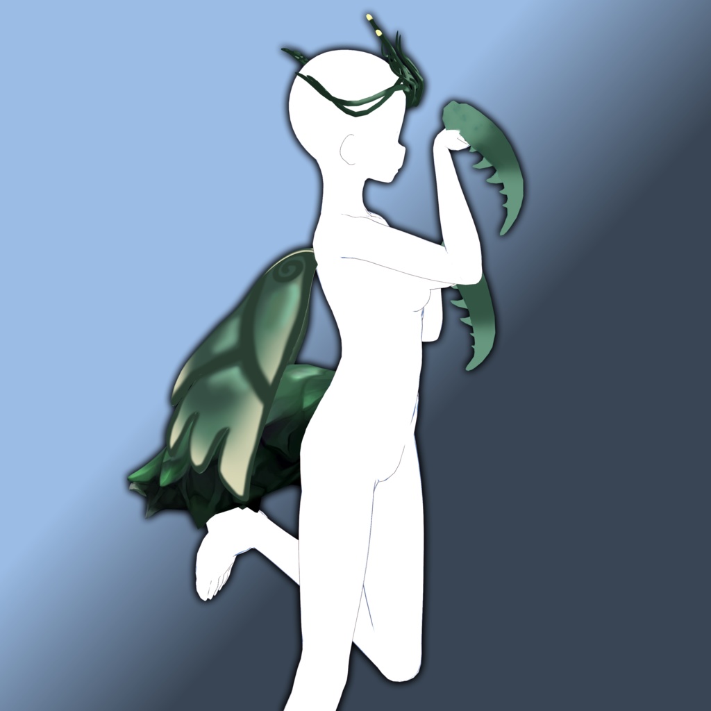 [Rigged] Mantid Race Set 