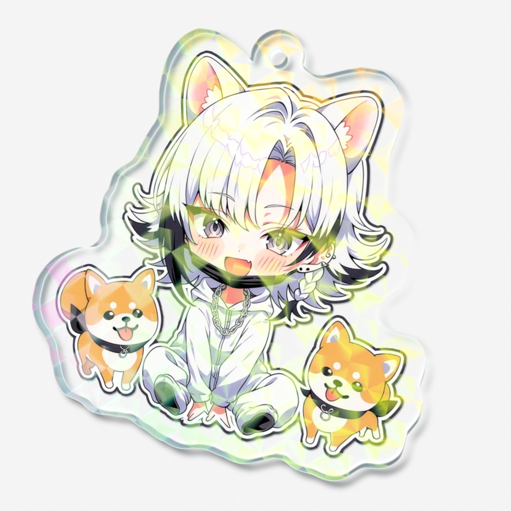 虚像 犬 ホログラムアクキー