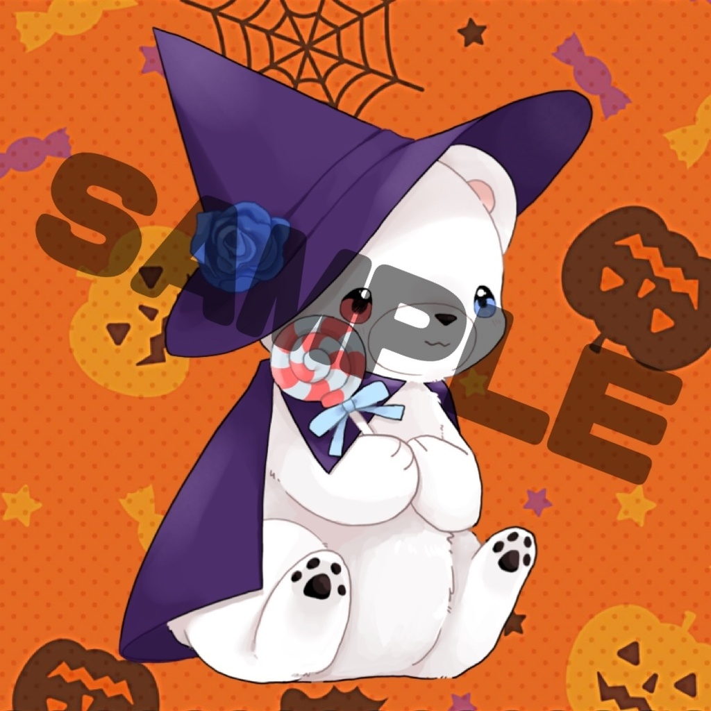 ハロウィン 白ʕ•ᴥ•ʔｸﾏｸﾏ アイコン