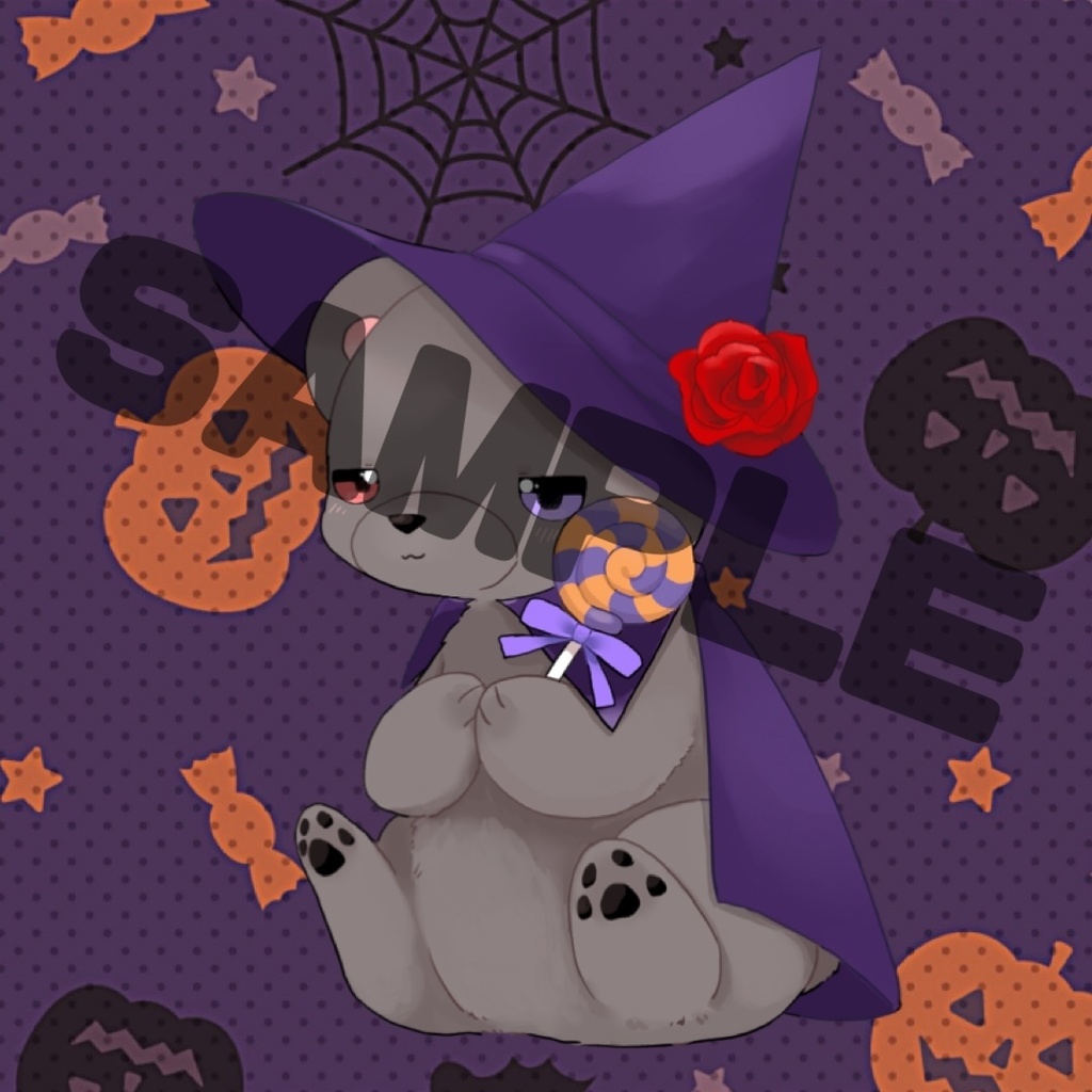 ハロウィン 黒ʕ•ᴥ•ʔｸﾏｸﾏ アイコン